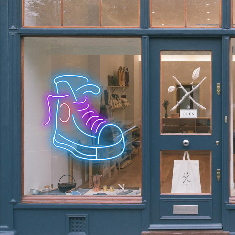 Sneaker Neon Sign For Shoe Store