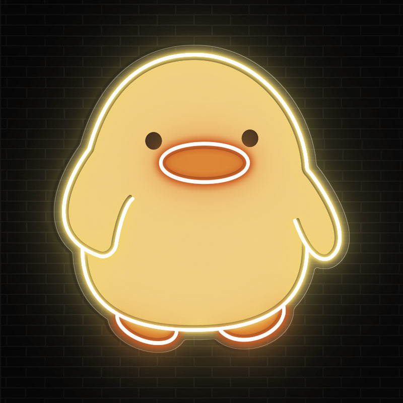 Yellow Duck Neon Sign